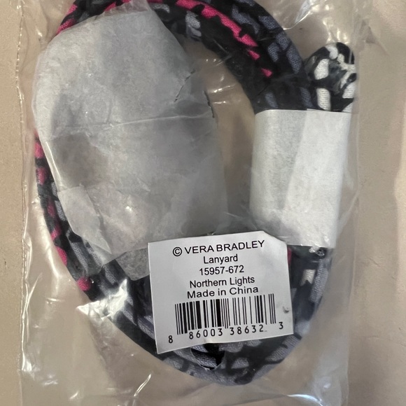 Vera Bradley lanyard Northern Lights NWT - Picture 2 of 3
